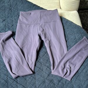 Purple High-Waisted Leggings
